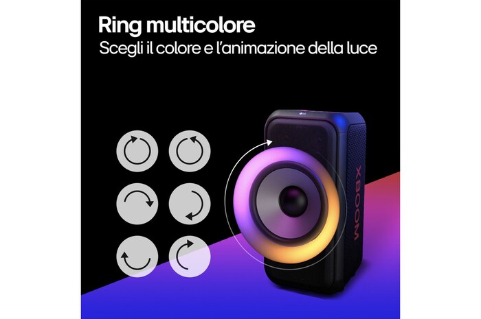 Caratteristica Ring multicolore